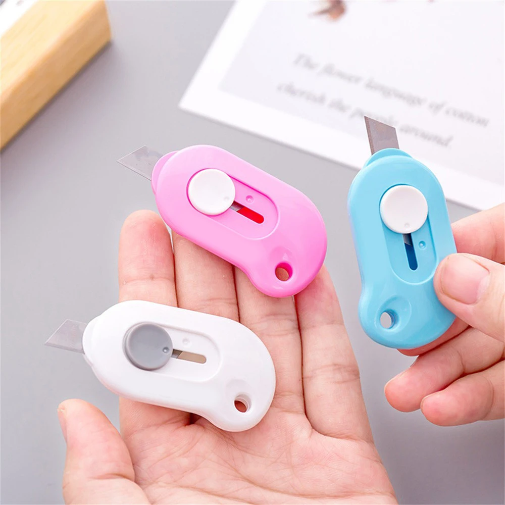 10/5/3/1PCS Mini Tasche Bär INS Utility Messer Box Messer Papier Cutter Handwerk Verpackung schreibwaren