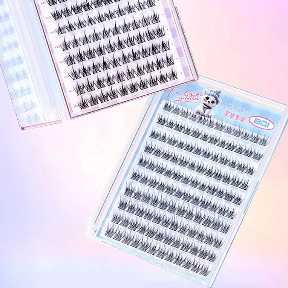 Simpatico dolce tecnologia Pre-Bond stampa sulle ciglia senza colla Ciglia fai da te autoadesive Ciglia realistiche riutilizzabili di grande capacità