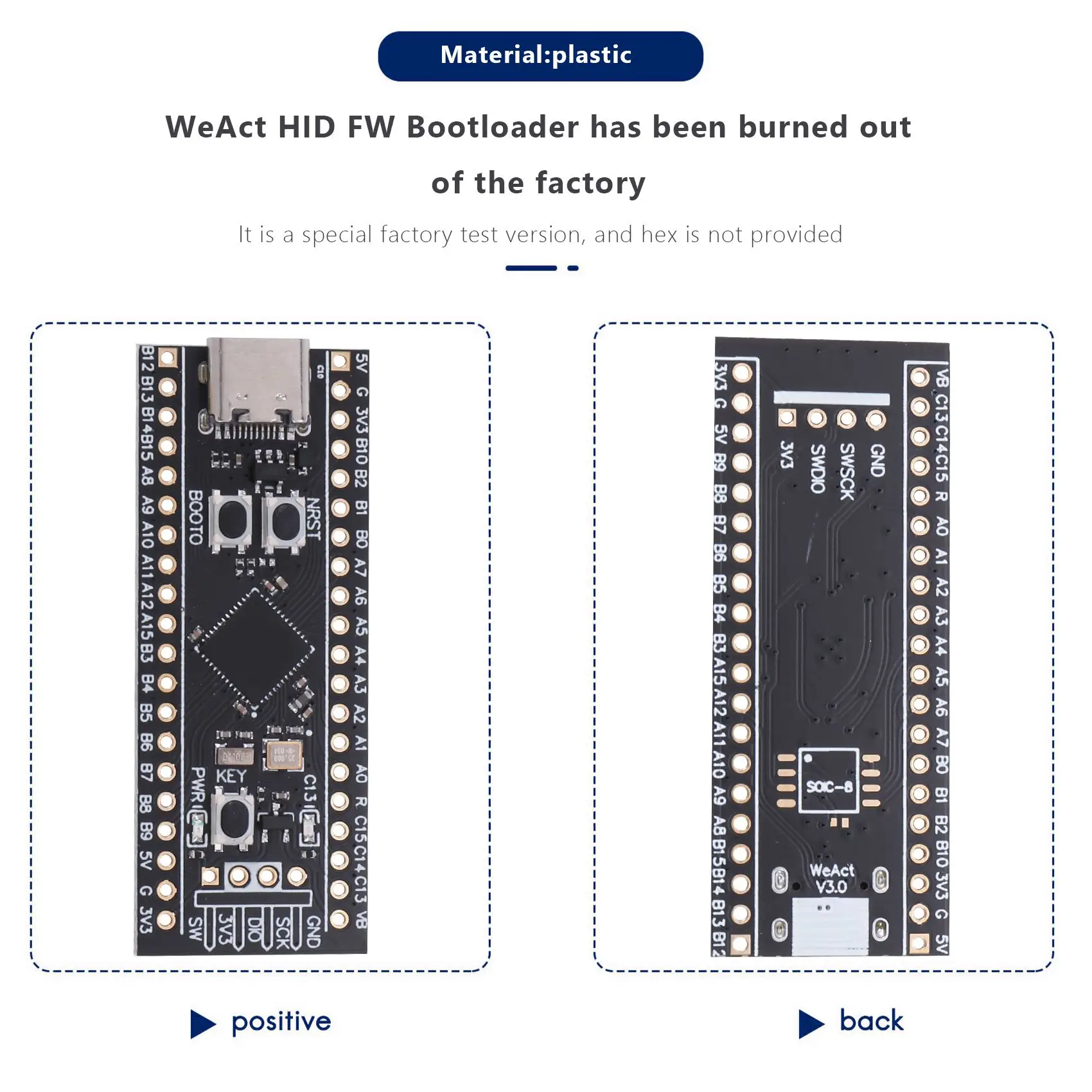 Placa de desarrollo STM32F401, placa de aprendizaje STM32F401CEU6 STM32F4, compatible con programación MicroPython/Arduino_N22R