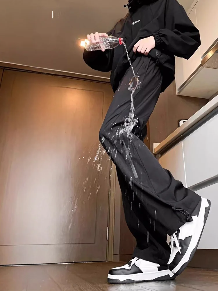 

Мужские весенне-осенние ветрозащитные водоотталкивающие прямые брюки для скалолазания, рабочая одежда, длинные брюки, повседневная модная молодежная одежда