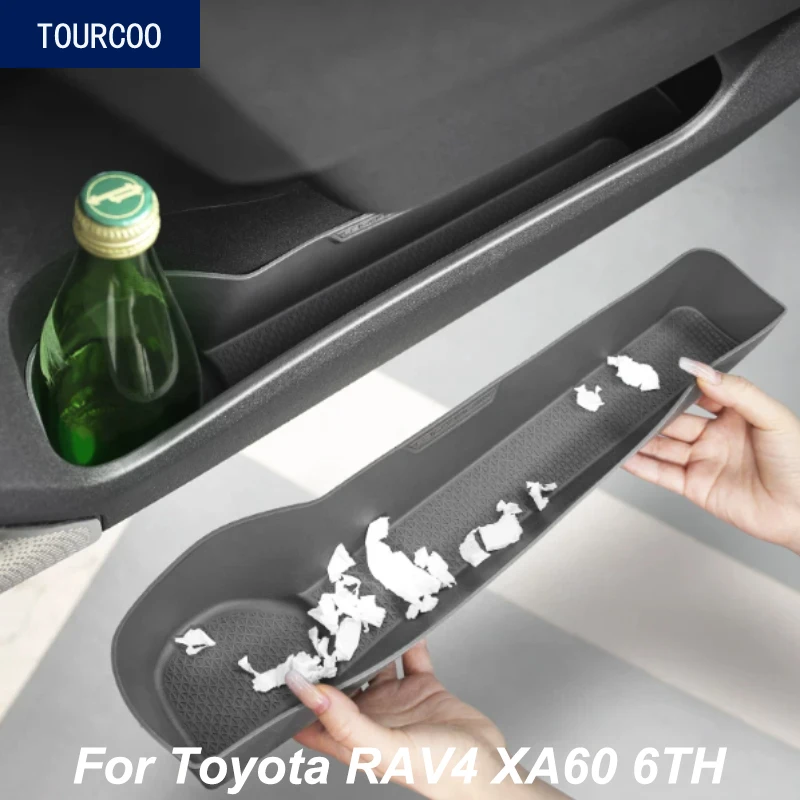 

For Toyota RAV4 XA60 6TH 2026 Door Slot Storage Box Non-slip Pad Car Modified Accessories