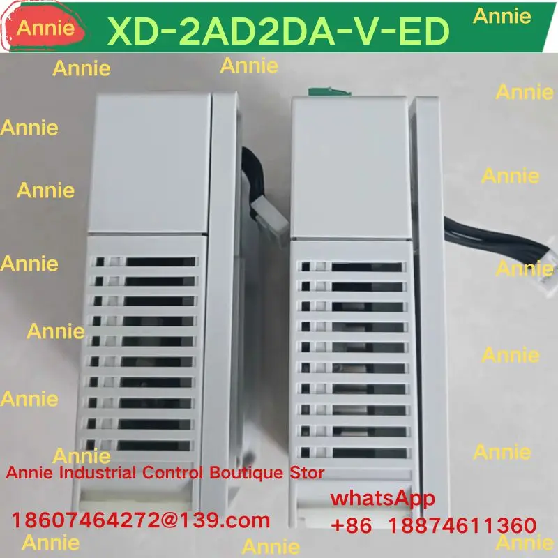 Second-hand Test OK XD-2AD2DA-V-ED Analog Expansion Module - 2-Channel Analog Input & Output - Electrical Engineering Equipment