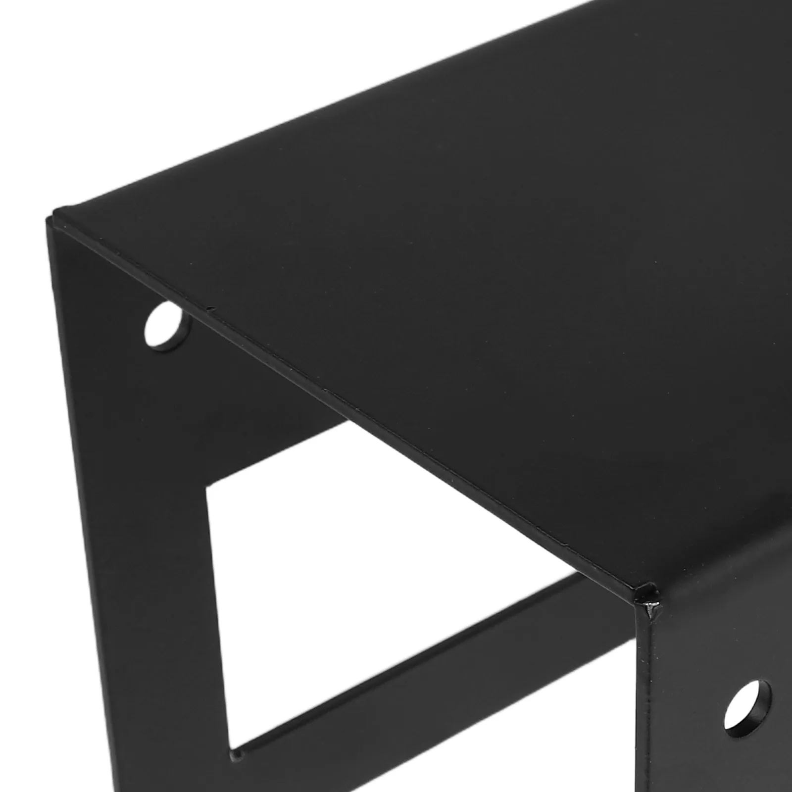 2Pcs Steel Firewood Rack Brackets 9.7cm Smooth Finish No Sharp Edges Easy Assembly Firewood Log Storage Rack Outdoor Indoor