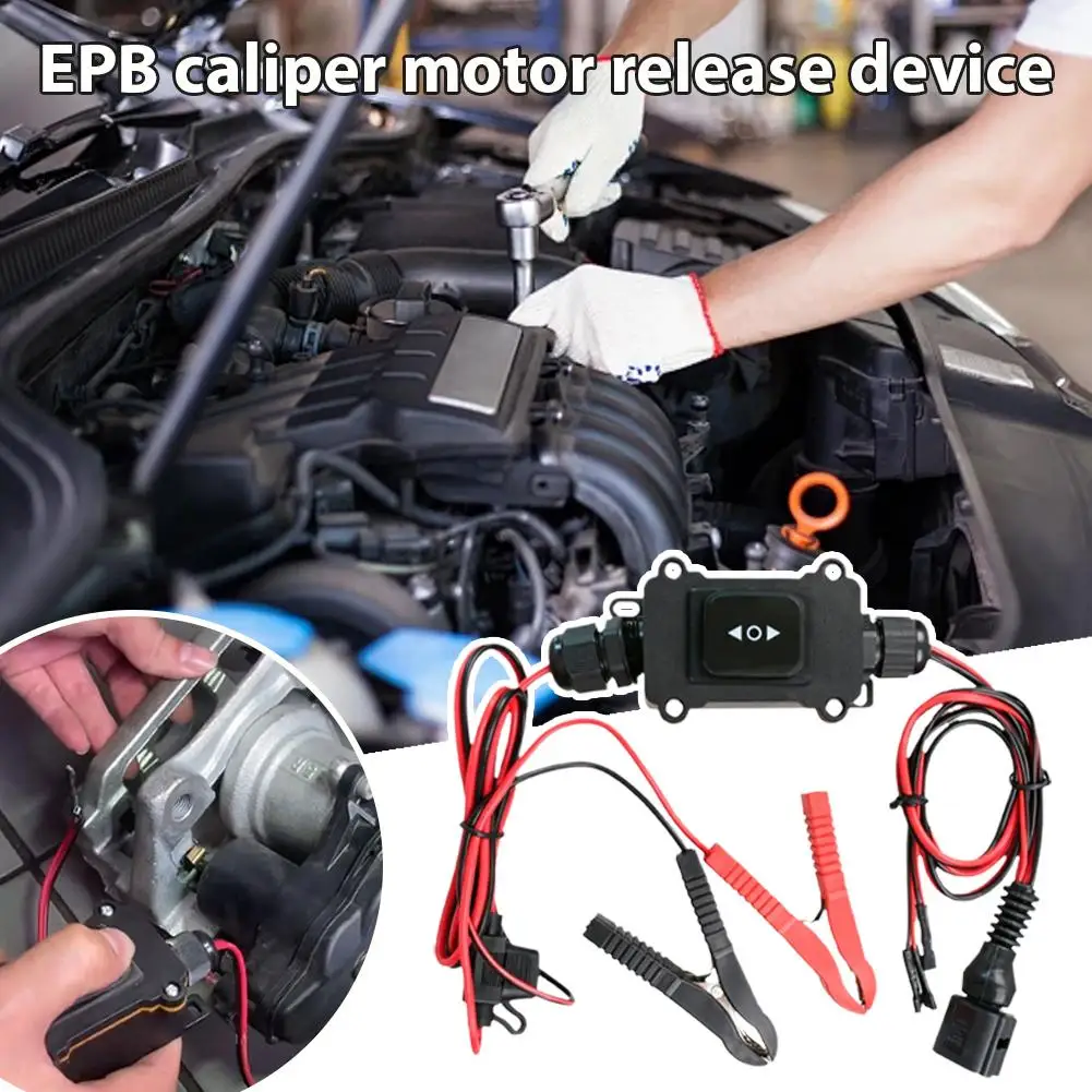 Universal 12V‑24V EPB Caliper Motor Release Tool One‑Key Reset Electronic Parking Brake Service Tool Bidirectional Control Fault