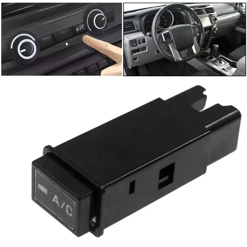 Black Con System Push Button Plastic for RAV4 J60F