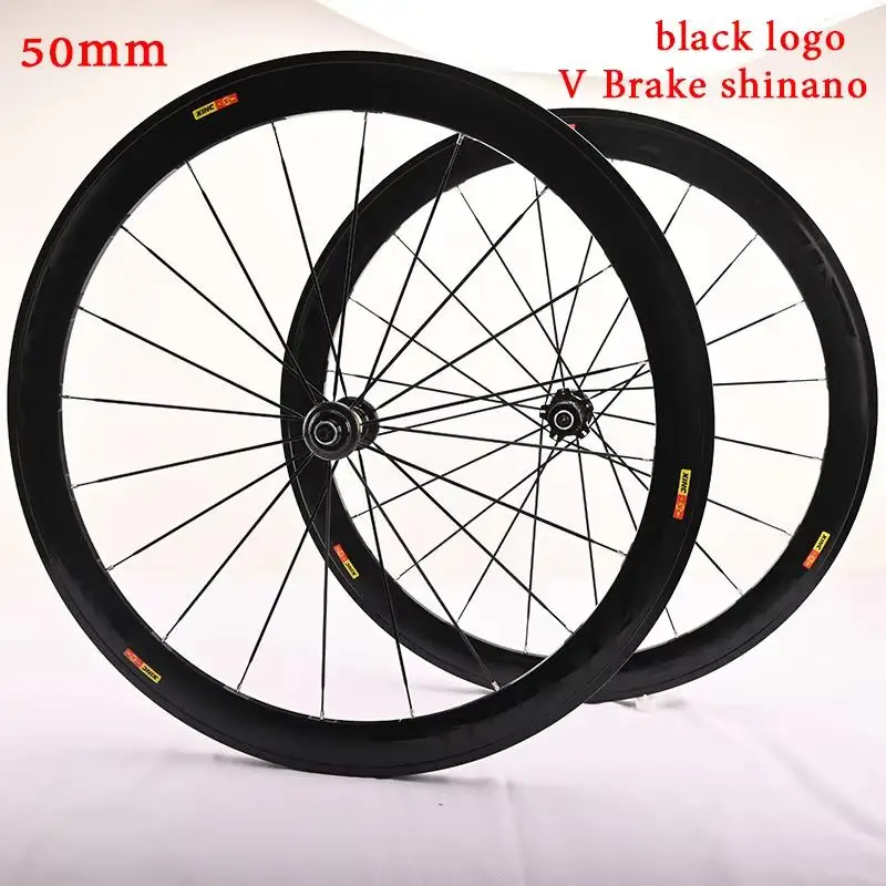 

Road Bike Wheels Superlight 700C 40/50mm Aluminum Alloy Clincher Rim Thru Axle Center Lock Disc Brake Elite Bicycle Wheelset