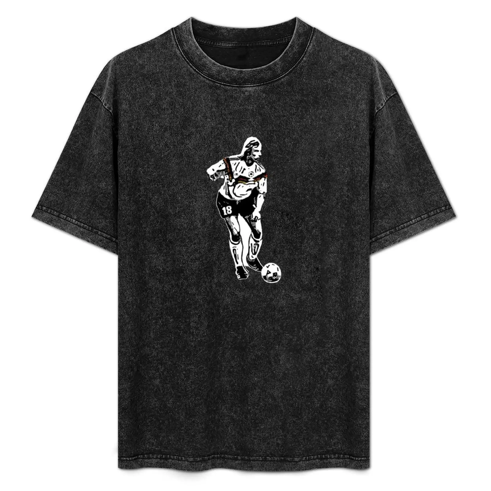Jurgen Klinsmann Alemania 1990 Camiseta deportiva básica de manga corta