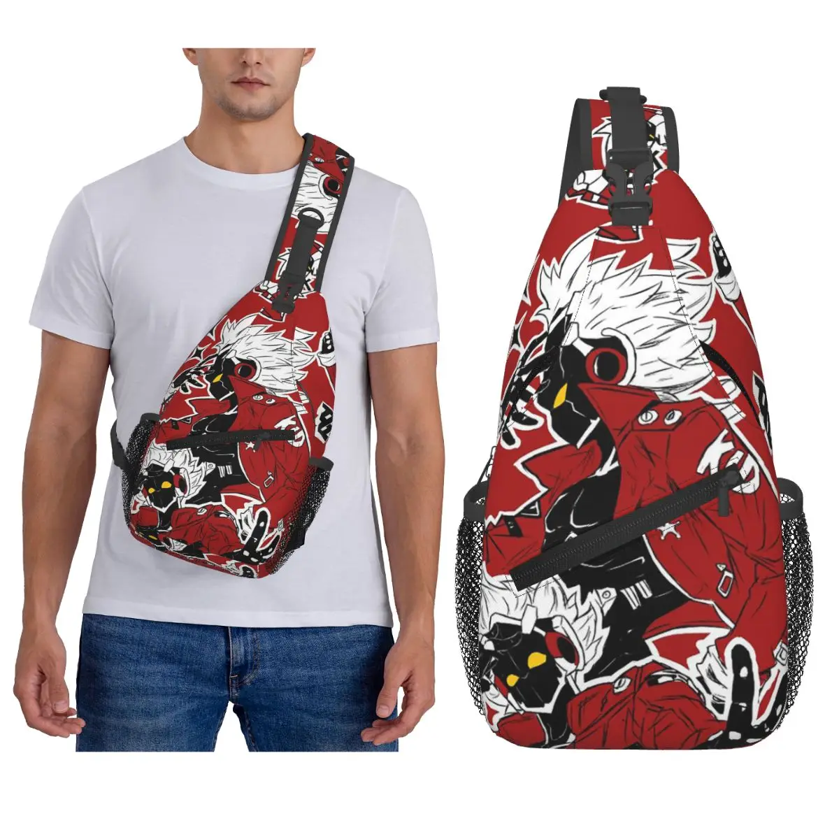 

Zenless Zone Zero нагрудная сумка мужской рюкзак через плечо нагрудная сумка для путешествий и пешего туризма рюкзак сумка на плечо