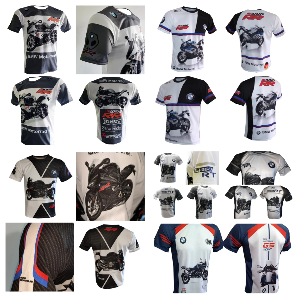 

Лето BMW Различные новые быстросохнущие футболки 2025 года для гонок на мотоциклах, мужские удобные дышащие повседневные свободные футболки с короткими рукавами Y2K