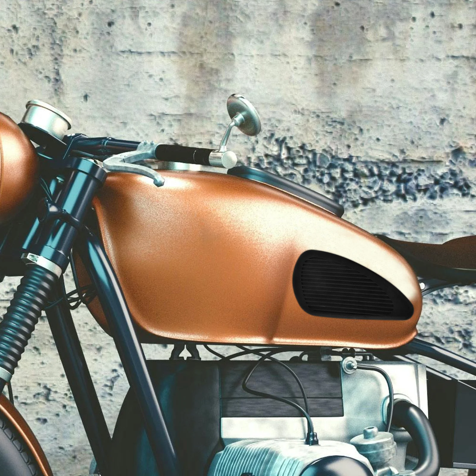 

1 пара накладок на топливный бак мотоцикла, резиновая, нескользящая, прочная, водонепроницаемая защита, универсальная, подходит для различных моделей, легкая