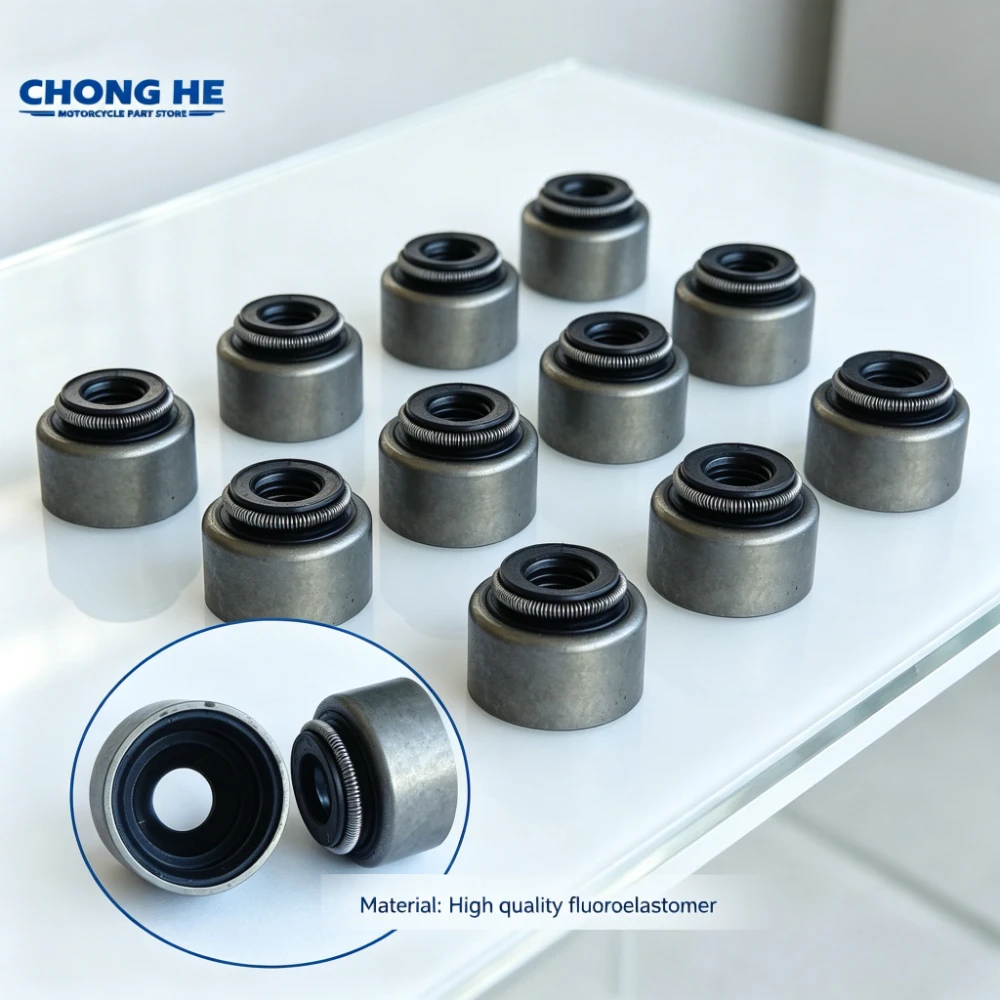 

5mm Motorcycle Intake Exhaust Valve Oil Seal for Yamaha NMAX 155 N-MAX AEROX NVX155 155 155cc GPD150-A 2DP-E2111-00 2DP-E2121-00