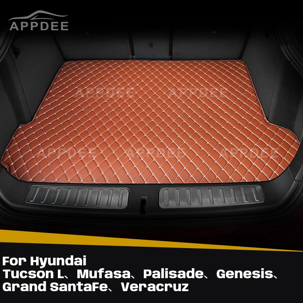 Para Hyundai Tucson L, Mufasa, Palalisado, Genesis, Gran SantaFe, Veracruz, Alfombrilla para maletero de coche personalizada, revestimiento de carga, accesorios interiores de automóvil
