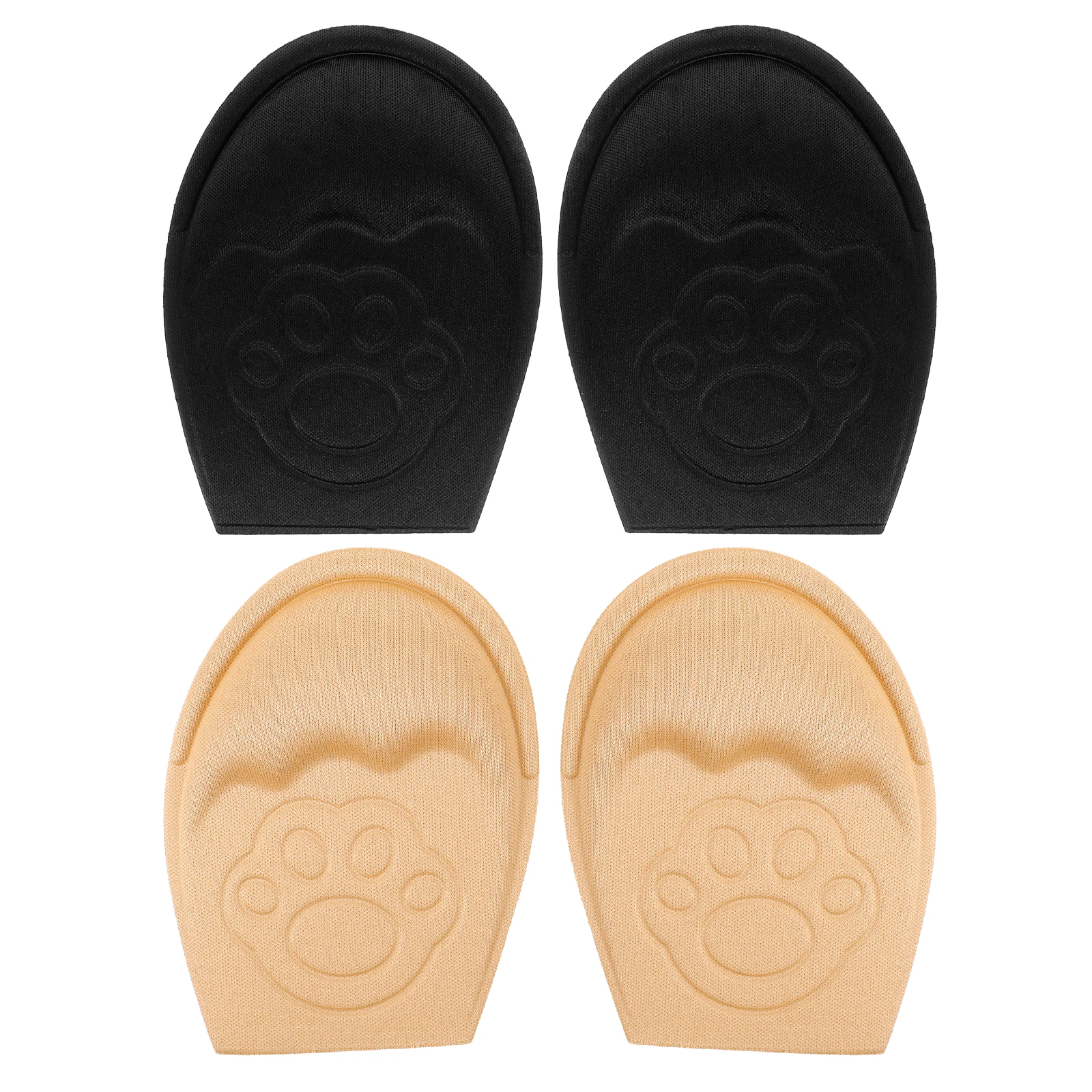 

2pcs Thick Forefeet Breathable Cushion Inserts Reusable Grips Foam For Shoes Comfortable Shoe Inserts High Heel Pads Non-Skid