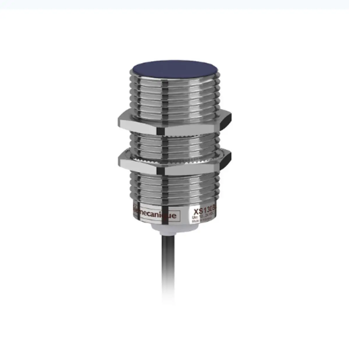 

inductive sensor XS1 M30, L57mm, brass, Sn15mm, 12..24VDC, cable 2m XS130BHNAL2
