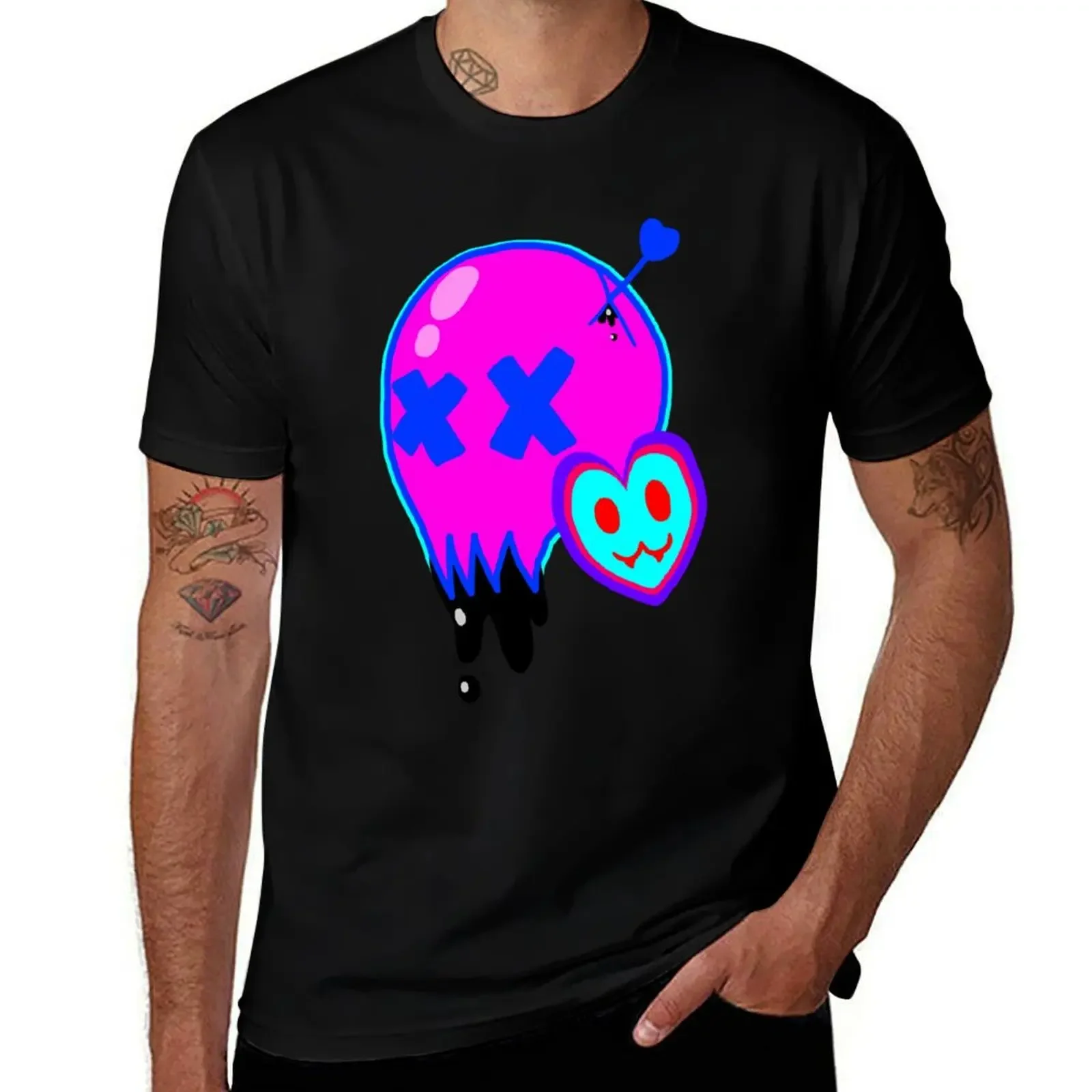 

Scenecore Skull T-Shirt customs funny meme t-shirts plus size clothes graphic shirts mens graphic t-shirts anime