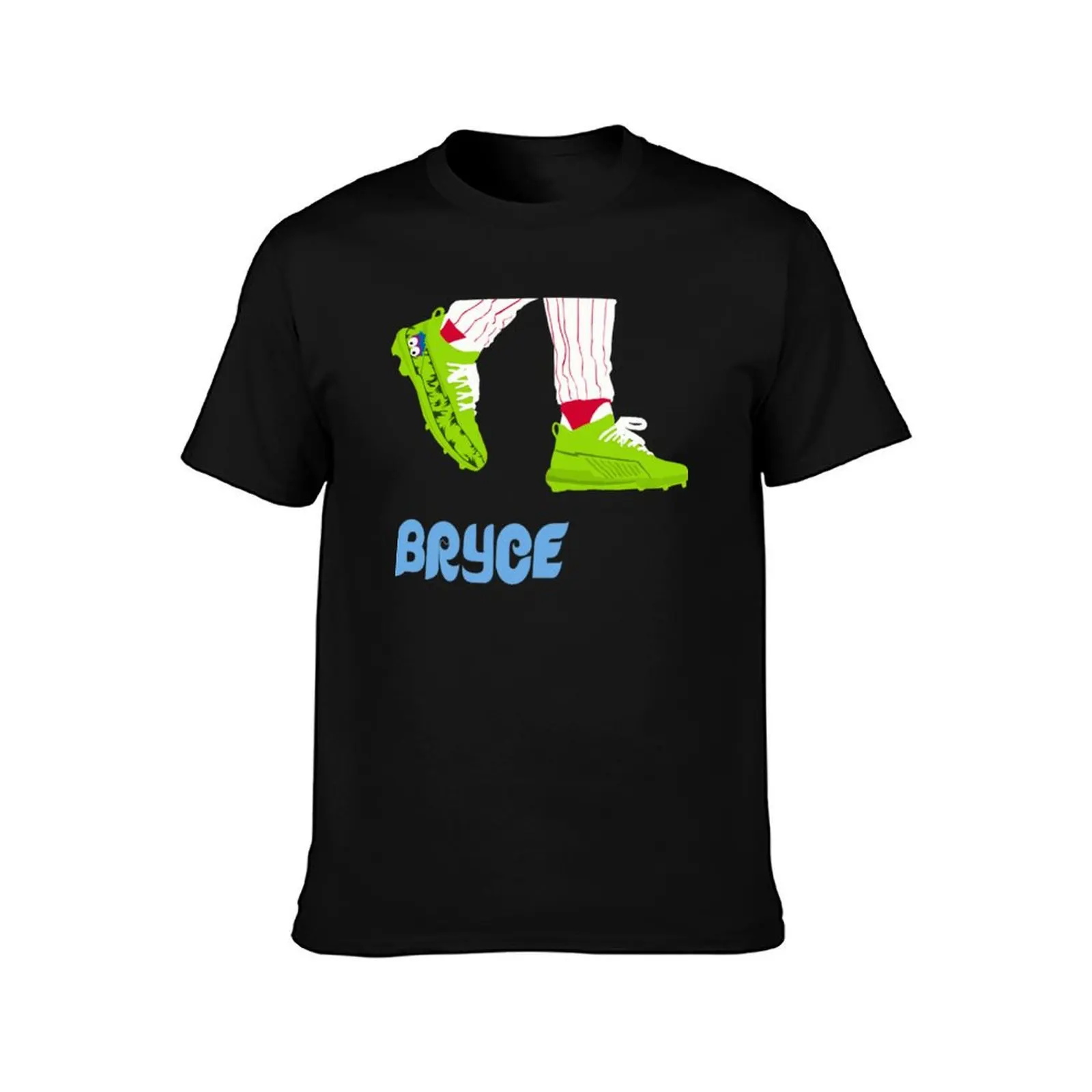 Bryce Cleats T-Shirt Summer Casual Cotton Tee Oversized Streetwear Tops Vintage Graphic Print Loose Fit Short Sleeve