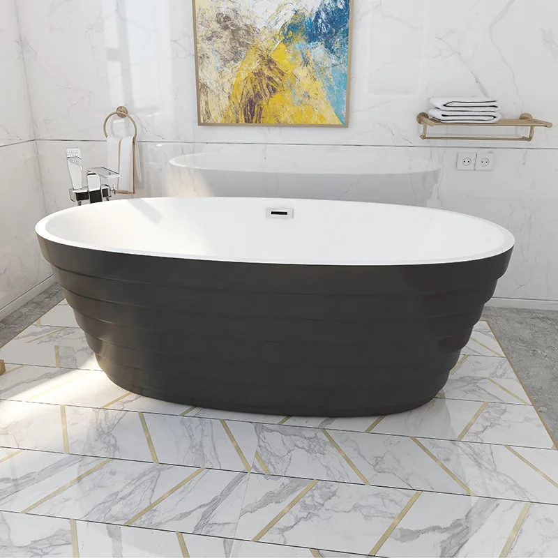 

Acryclic Bathtub 1600MM 3D Tub Beauty Luxury Building Materials Shower Room Usage Length Big Space