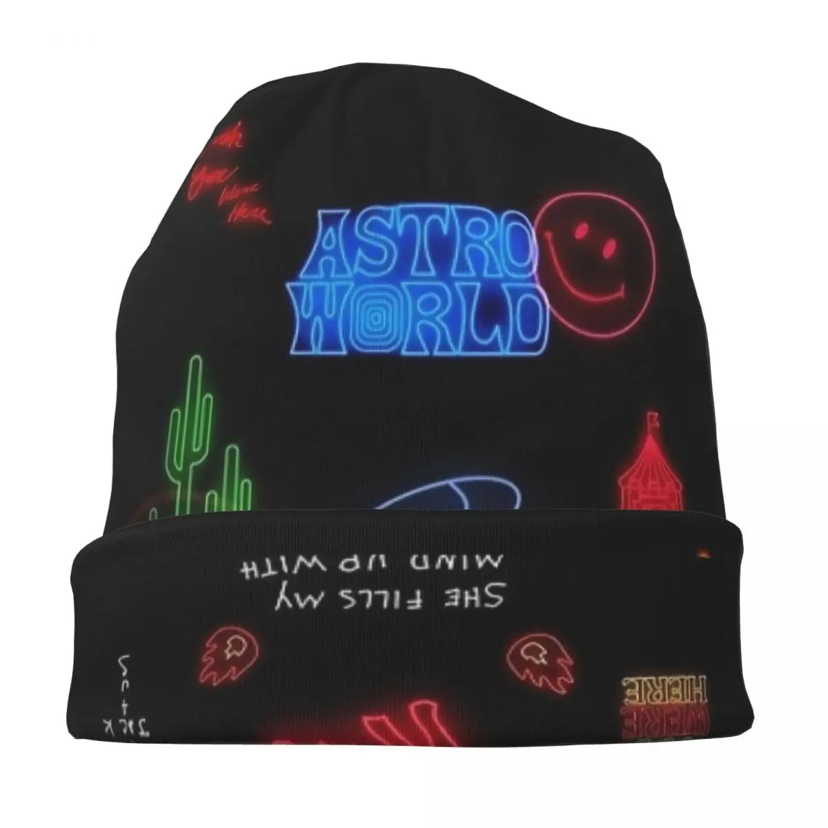 Cactus Jack Astroworld Rapper Bonnet Hats Autumn Winter Street Skullies Beanies Hat for Men Women Spring Head Wrap Cap