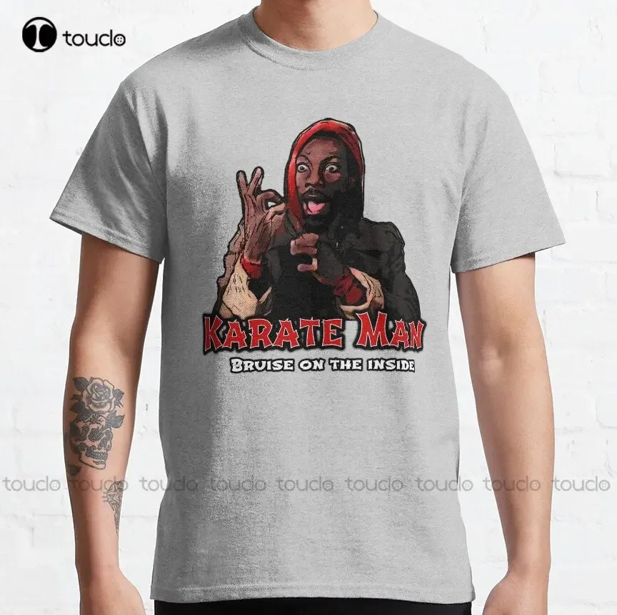 Karate Man Classic T-Shirt T Shirt Women Printed Tee Custom Aldult Teen Unisex Digital Printing Tee Shirts Custom Gift Xs-5Xl