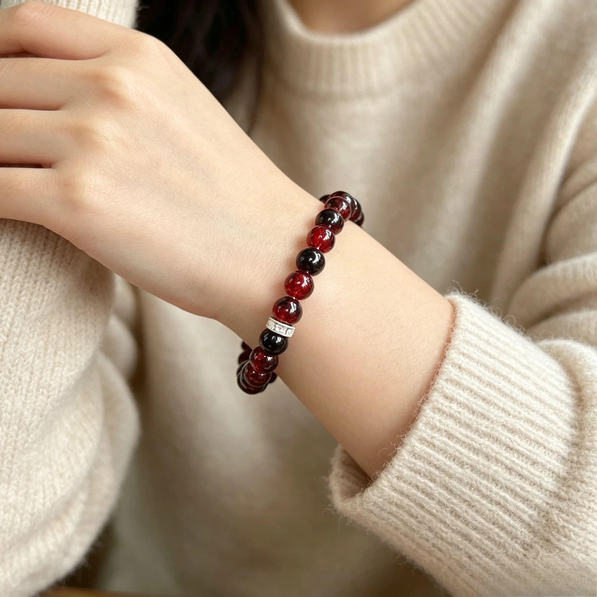 Anti-Anxiety Bohemian Style Bead Bracelet,Stress Reduction,Calming,Maintaining Mental Balance,Strengthening Communication