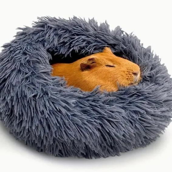 

Hipile Small Animal Bedding Warm Soft Bed Accessories Hamster Winter Plush House for Hamster Guinea Pig