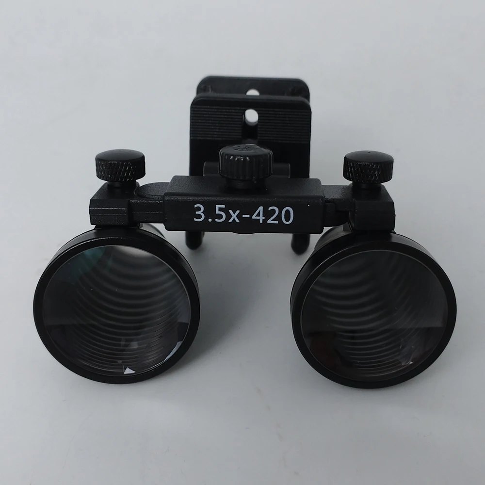 Ergonomic Dental Loupes 2.5x/3.5x Magnifier Optical Lens Binocular Goggles for Dental Surgery Lab Medical Use 320-420mm