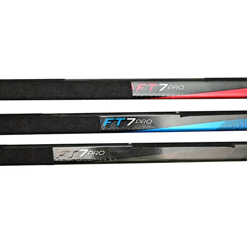 [4本パック][INT/JR][ランダムカラー][FT7] 新品アイスホッケー スティック 中級 SPEED シリーズ FT7 PRO グリップ付き カーボンファイバー P28 P29