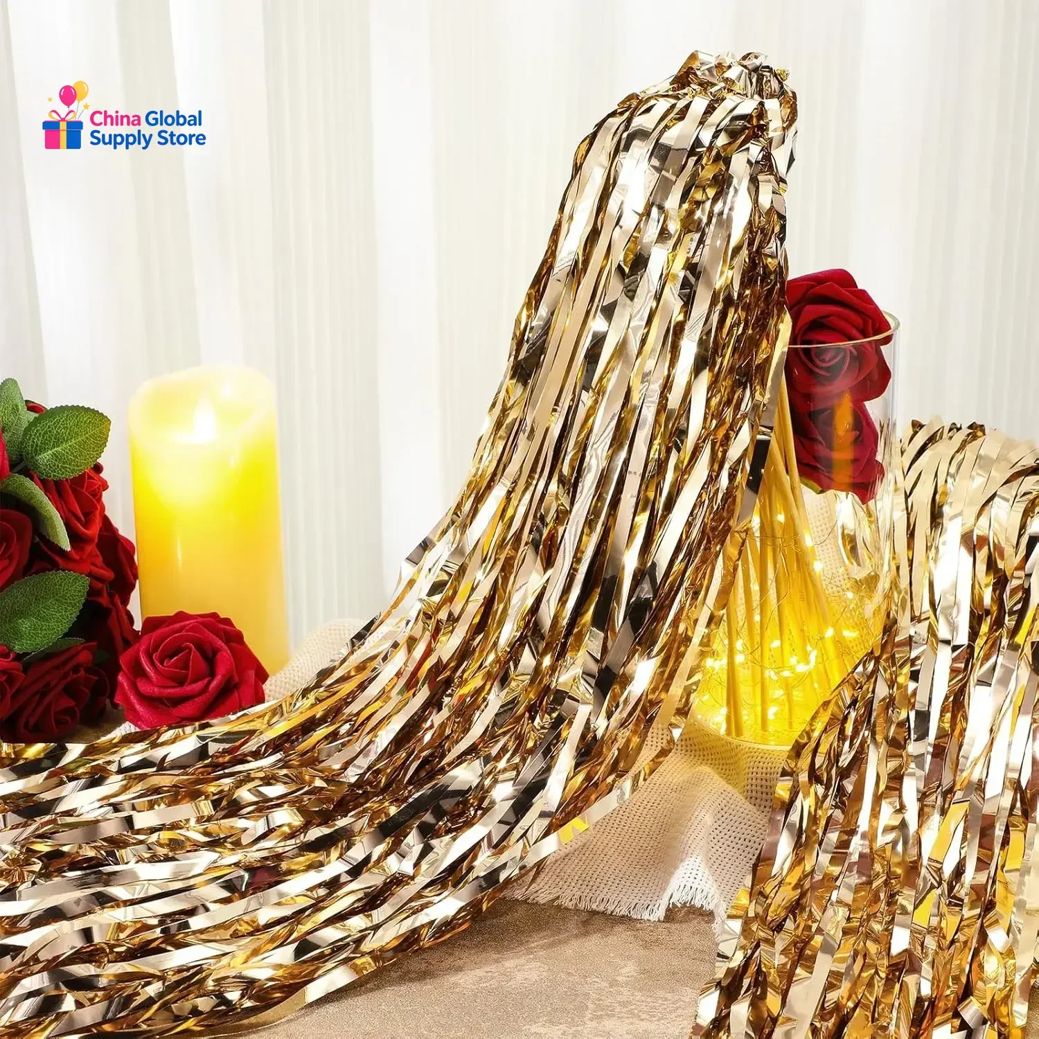 LED Tinsel Lighted Wedding Wands 24-150Pcs Pack Wedding Streamers Party Favors for Send off Exits Shiny Favour Light up Wands