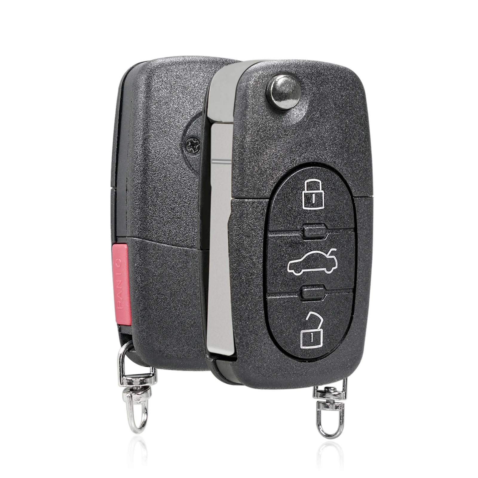 315Mhz Keyless entry system 3+1Buttons Car Remote Key ID48 Chip 4D0837231M Replacement Keys for Audi- A4 S4 A6 A8 TT 1997-2005