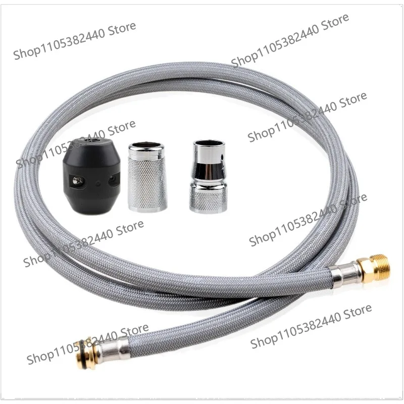 Universal Pull-Down Faucet Hose with Adapters, Fits Most Standard Kitchen/Bathroom Sink Taps