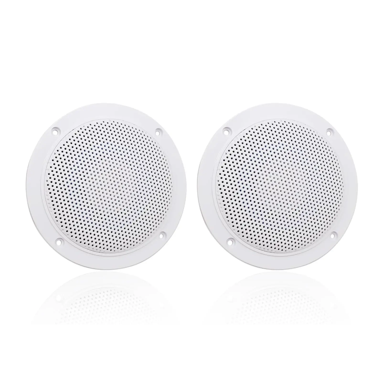

Herdio 4'' 160W Waterproof Speaker 2PCS Home In-Wall Ceiling Surround Sound Speakers for Kitchen Bathroom Yacht Outdoor Theater