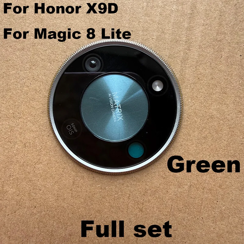 For Honor Magic8 Lite / X9D Camera Lens Glass Piece Screw Ring Cover Magic 8 Lite X9D Smartphone Replacement Parts image 5