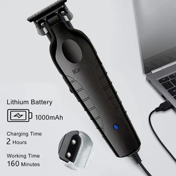 Kemei KM-2299 Professional Hair Clipper 1200mAh Electric Hair Clippers USB Rechargeable Hair Trimmers Hair Cutting Machine 2