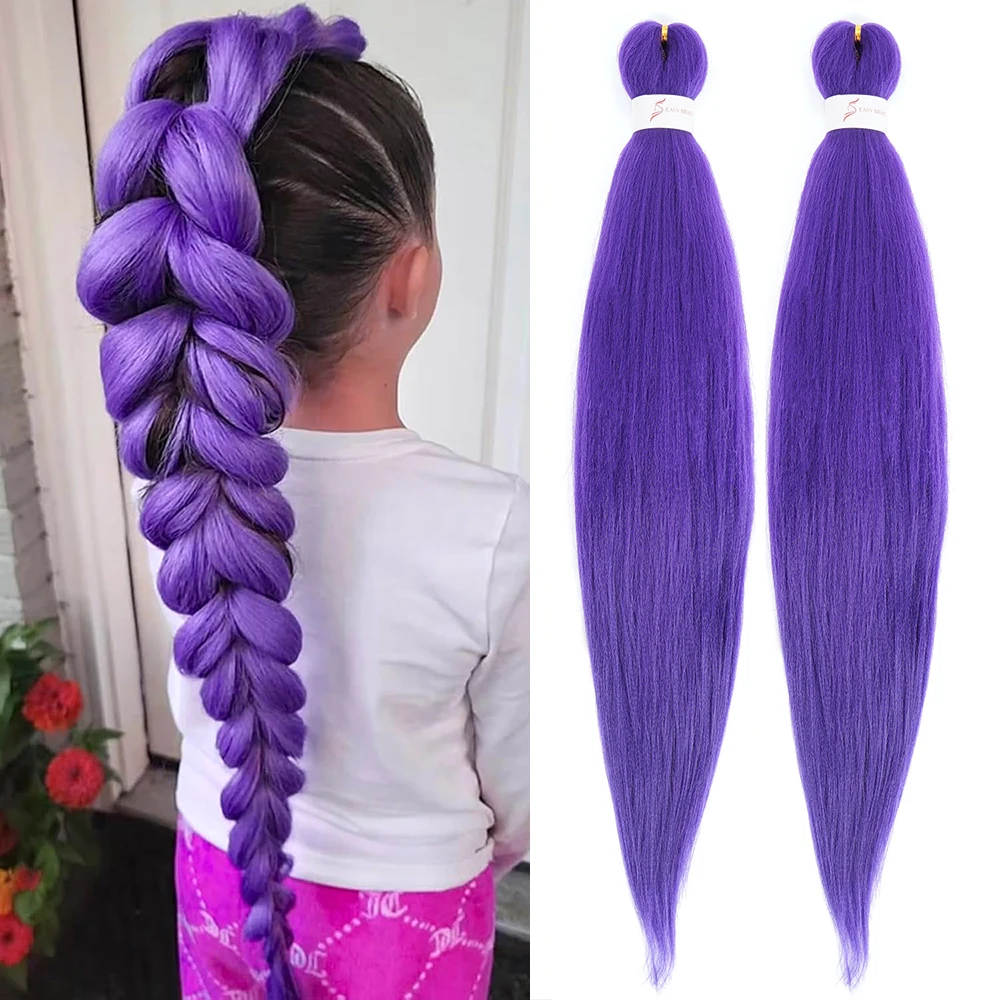 24" Purple Braiding… - image