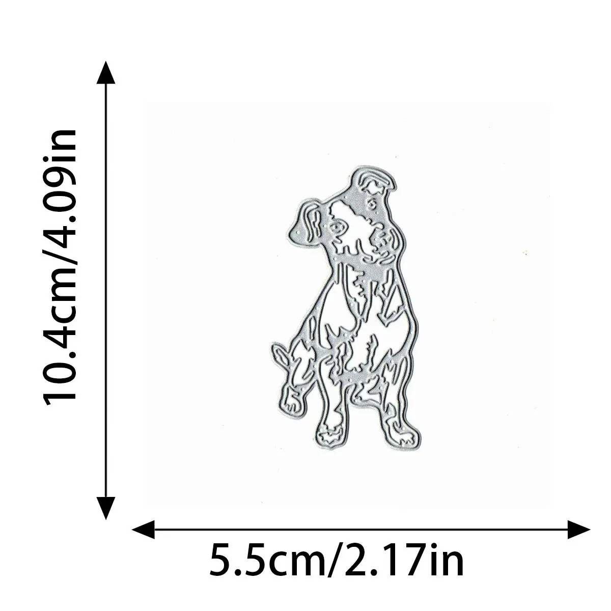 Animal Pug Dog Metal Cutting Dies DIY Scrapbooking Album Paper Cards Crafts Embossing Christmas stamp die 2024 new arrival