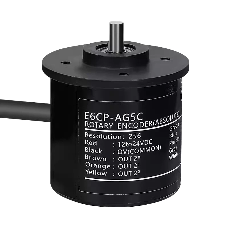 

Single-turn absolute value rotary pulse 8-bit parallel encoder E6CP Gray code AG5C coupling