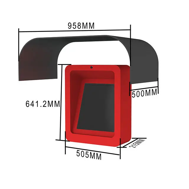 Full Parking System Anpr Pay Vending Machine Outdoor Ticket Machine Pos Outdoor Parking Kiosk Barrier Gate Parking Space