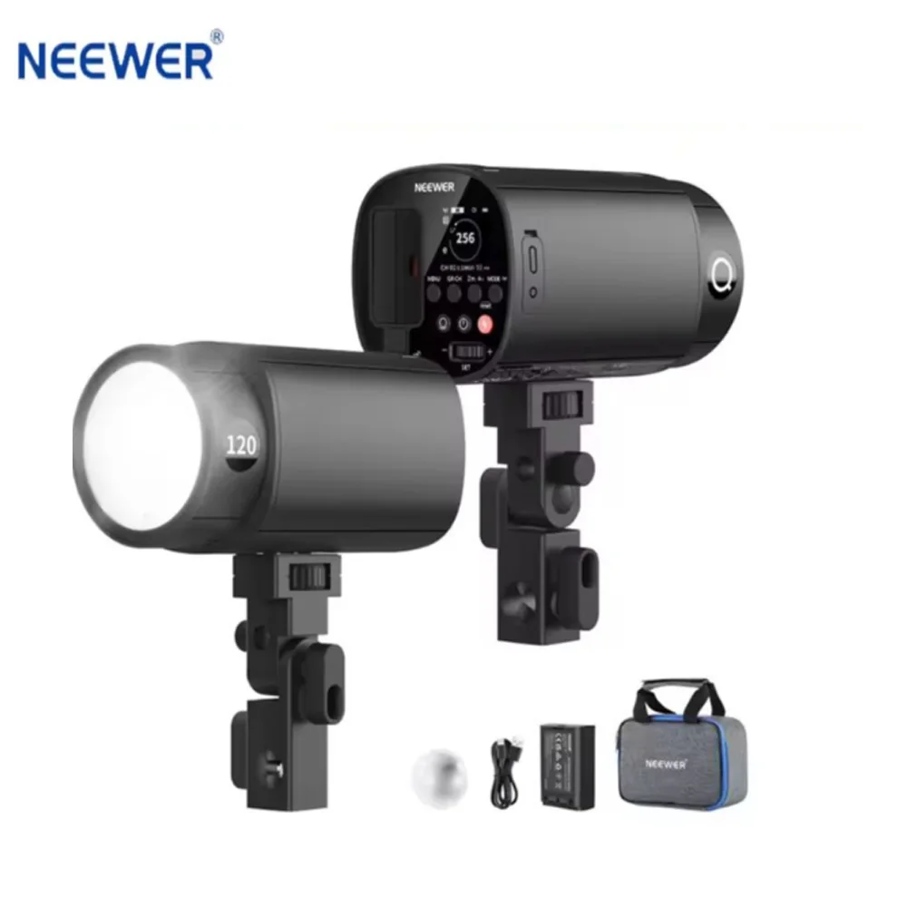 NEEWER Q120 120Ws 2.4G TTL 1/8000s HSS Outdoor Studio Flash For Canon Sony Nikon Cameras