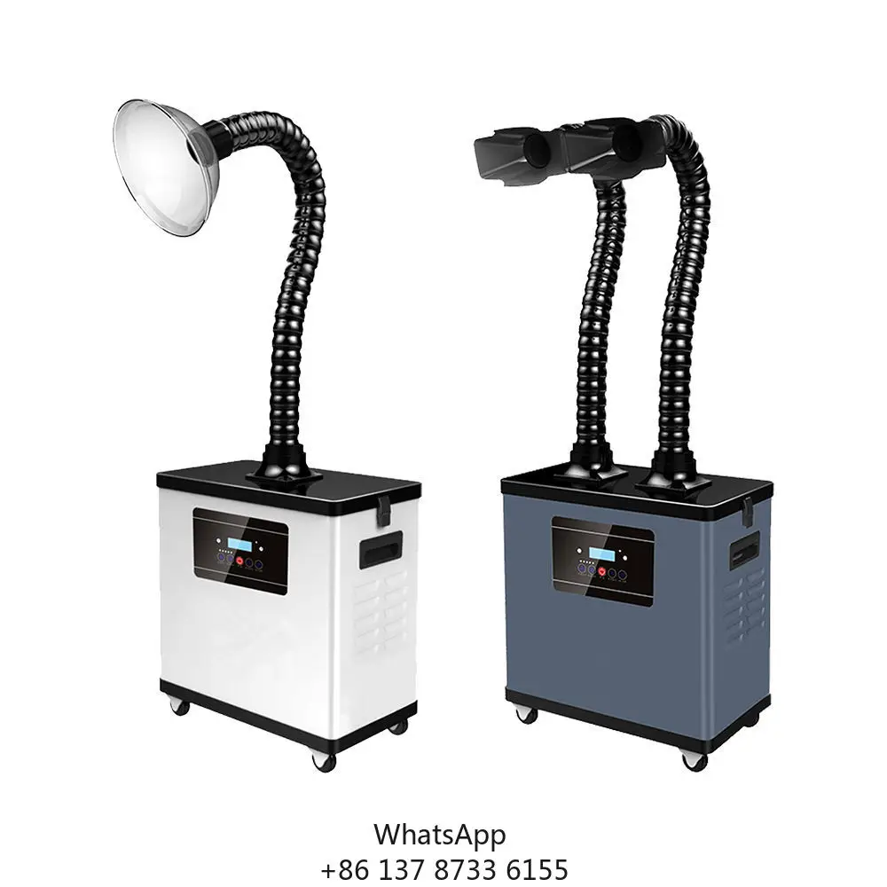 Fumeclear 210W Low Noise Strong Power Beauty Salon Nail Dust Vacuum Collector 210W Table Nail Dust Extractor