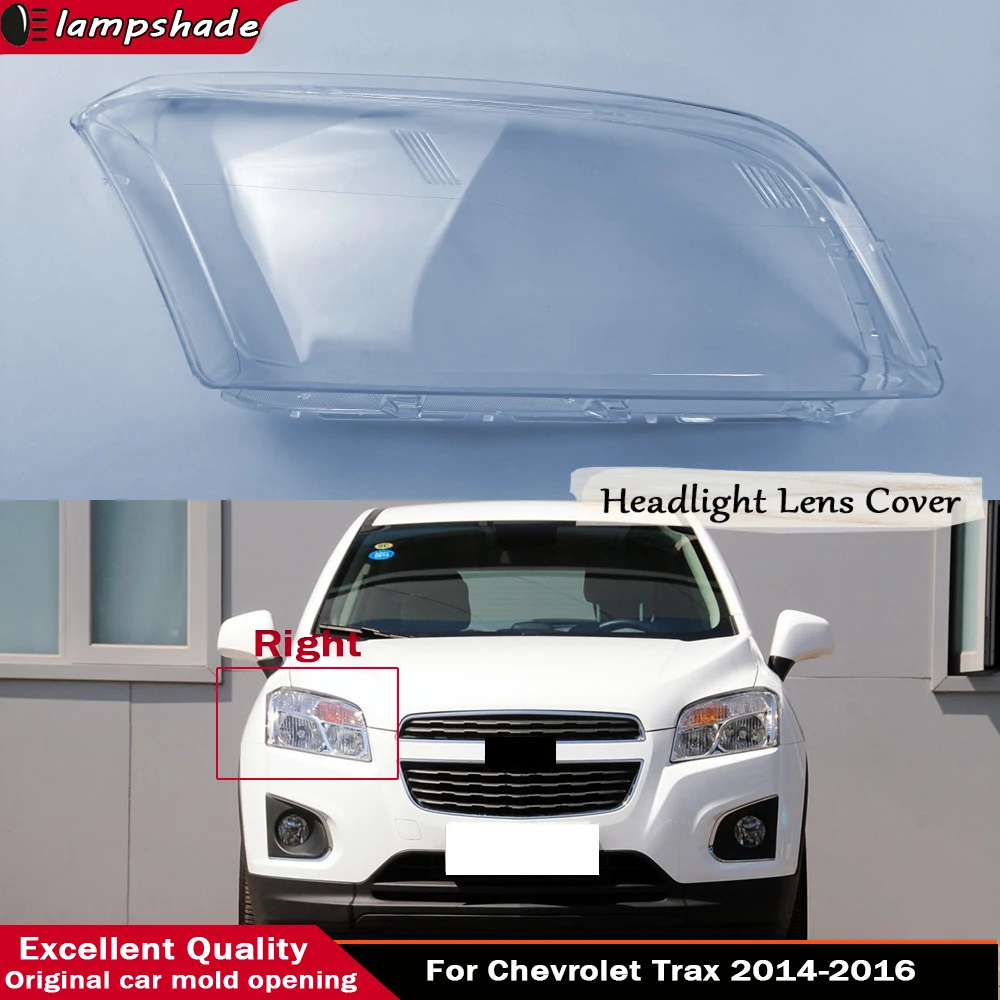 

Left Right Transparent Headlight Lens Cover Headlamp Lampshade Lampcover Head Lamp Glass Shell For Chevrolet Trax 2014 2015 2016