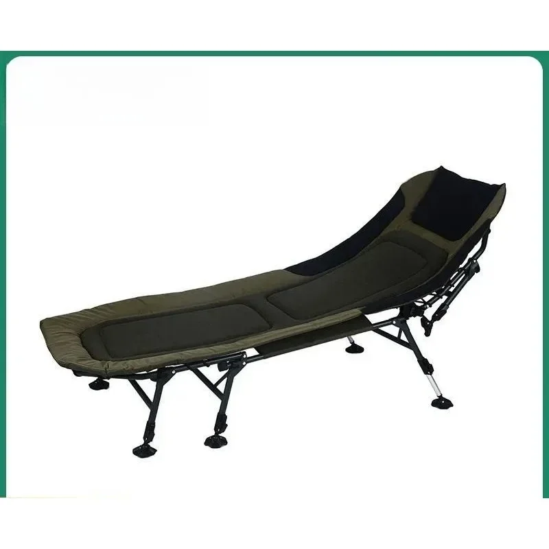 Foldable Single Camping Cot Bed, Lightweight Portable Outdoor Lounger for Fishing, Office Nap and Backyard Rest