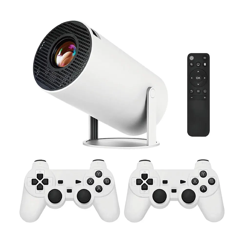 HY300-G1 720P Gaming Projector 32G (Built in 20000 Games )  100 ANSI LM Portable Projector with Games WIFI6 BT Function