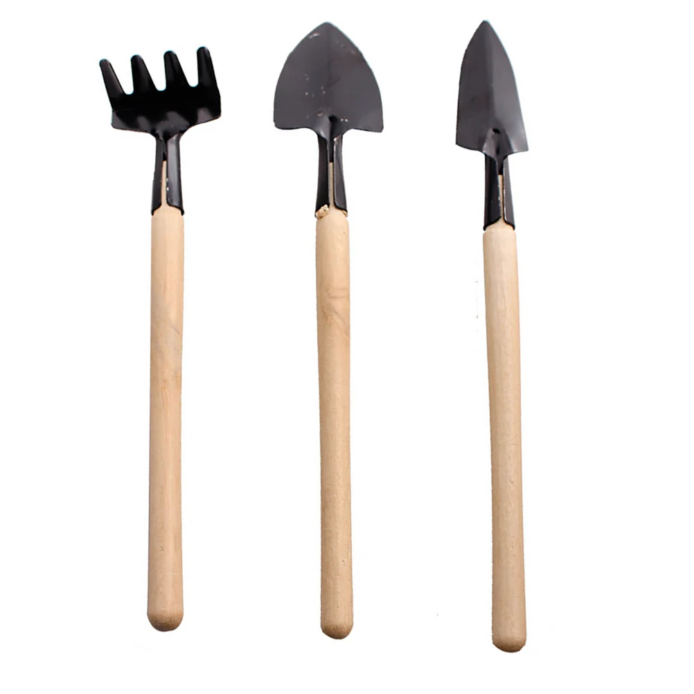 

Mini Garden Tools Set Kids Shovel Spade Wood Handle Child Planting Tool Durable Smooth Practical Gardening Accessories Soil