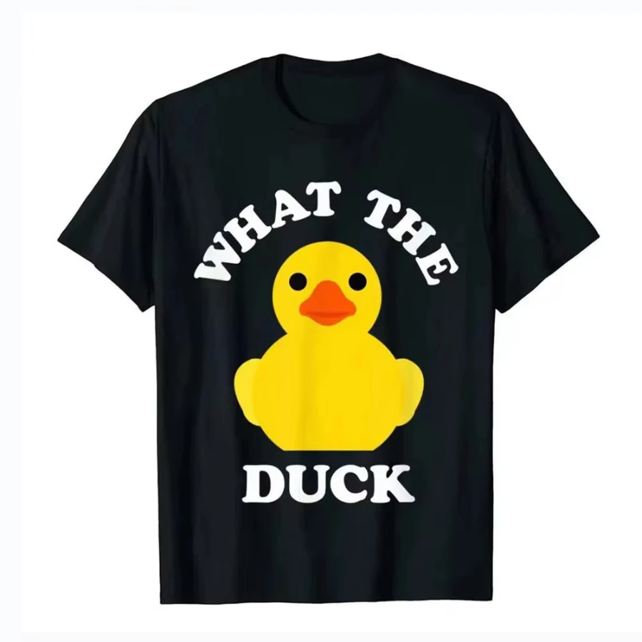 Cute Rubber Duck Lover Bird Quack Duckies Funny Ducky T-Shirt T Fashion Women's Tops Shirts Casual Cotton
