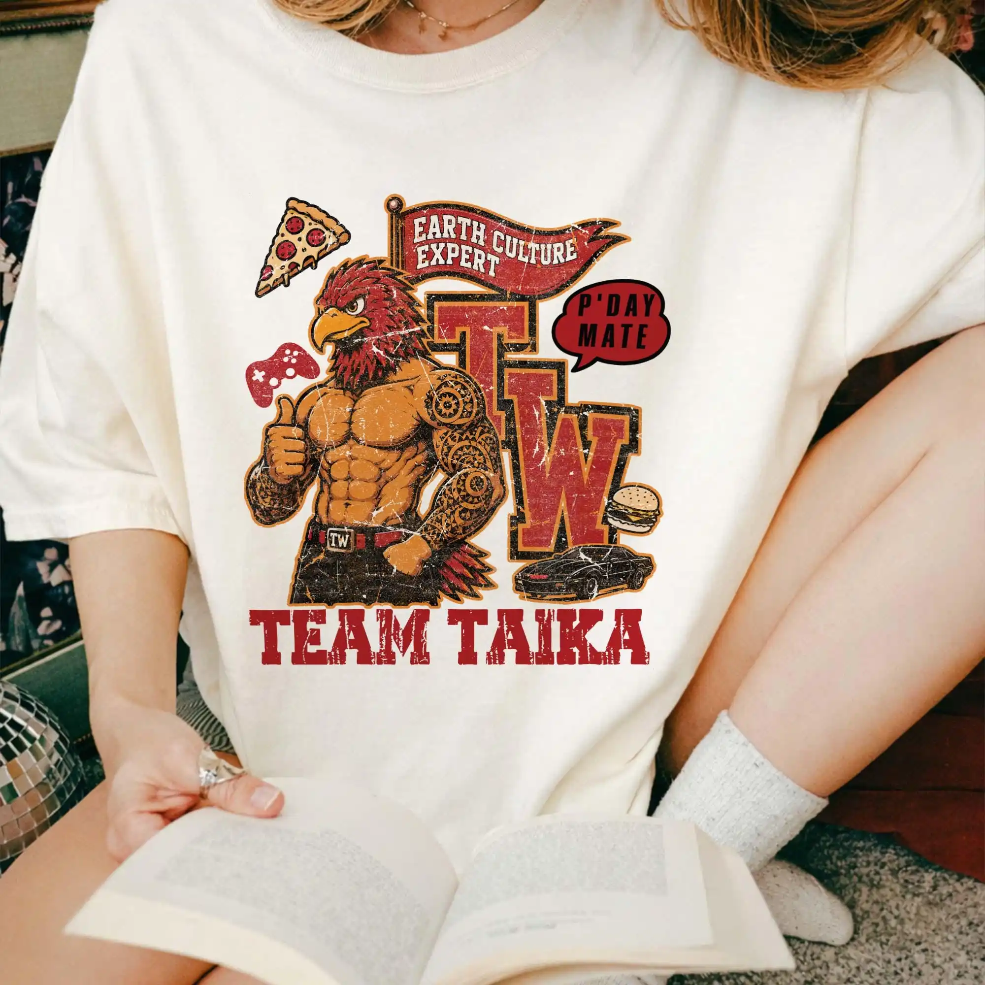 Vintage Team Taika Shirt, He Who Fights with Monsters, HWFWM,Jason, Book Lover Gift Tee T-shirt