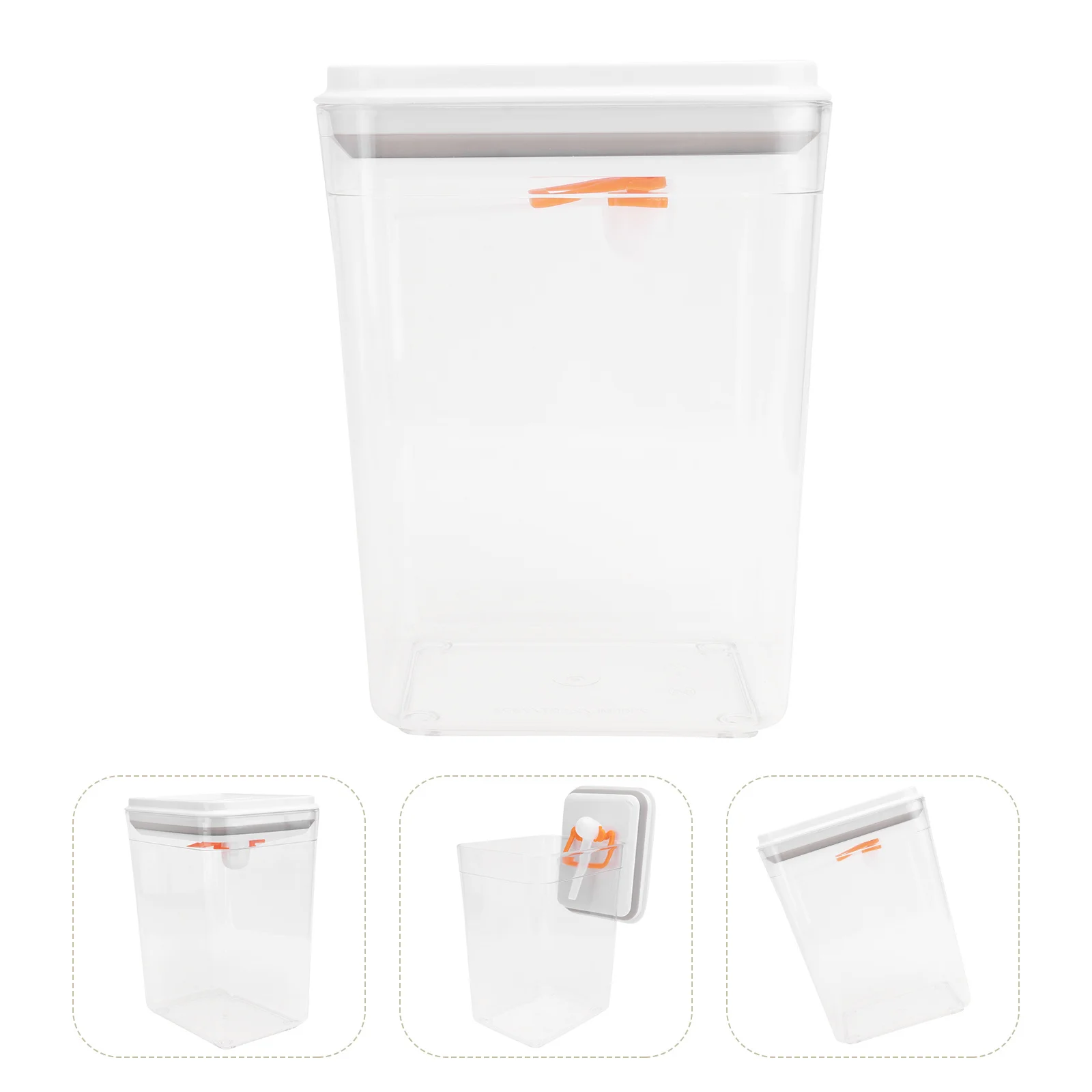 

1Pcs Baby Milk Powder Box Sealing Storage Jar Transparent Large Capacity Stackable Infant Food Container Milk Powder Holder