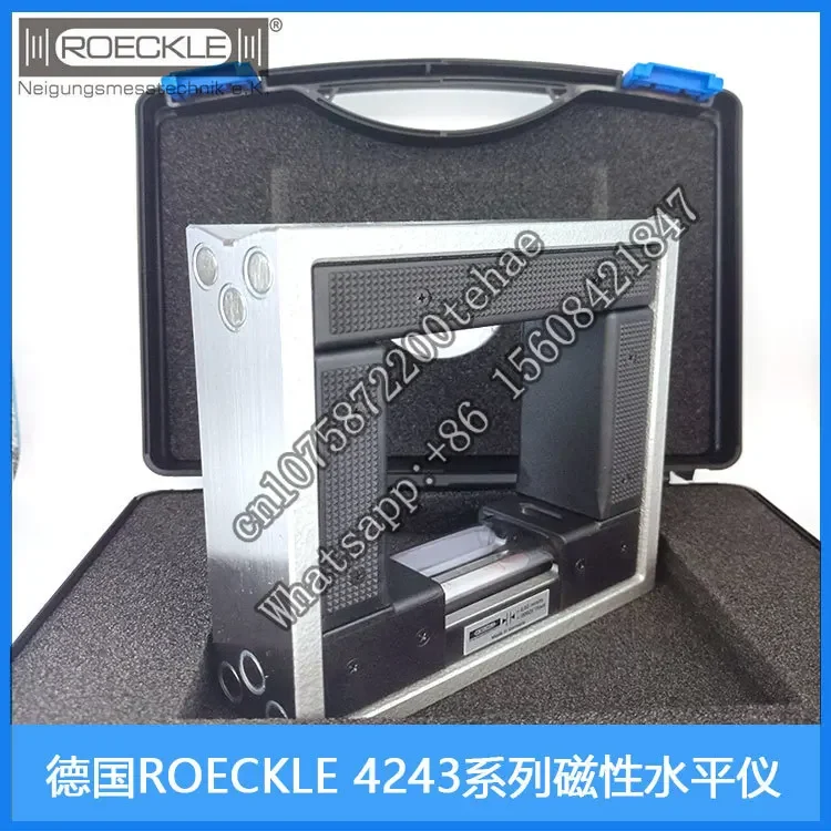 Germany ROCKLE magnetic level 4243/150*0.02mm frame square bubble ROECKLE with magnetism.