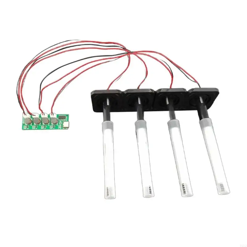 Ultrasonic Nebulizer Unswitched Atomization Control Board Four Head Humidifier Module For Plant Moisturizing