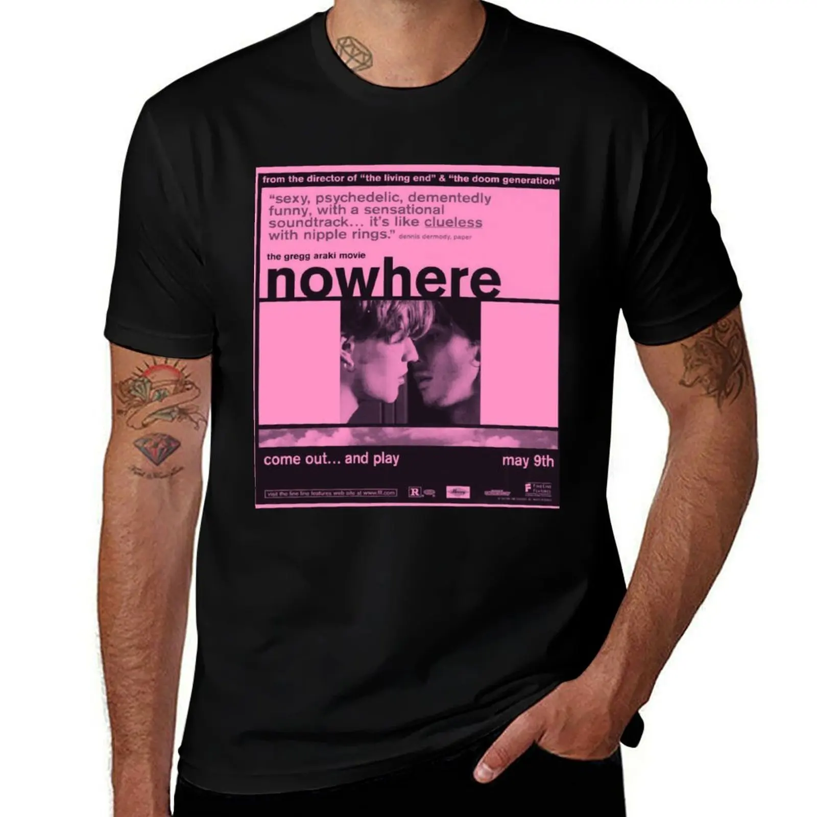 Nowhere Premium Scoop T-Shirt All Weather Casual Short Sleeve T-Shirt