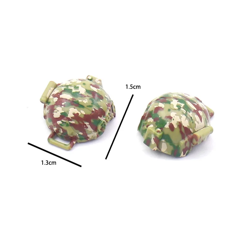 Figurines militaires américaines et allemandes, accessoires MOC, blocs de construction, casque de Camouflage Alpha SWAT, gilet, sac à dos, équipement, jouet en briques ﻿